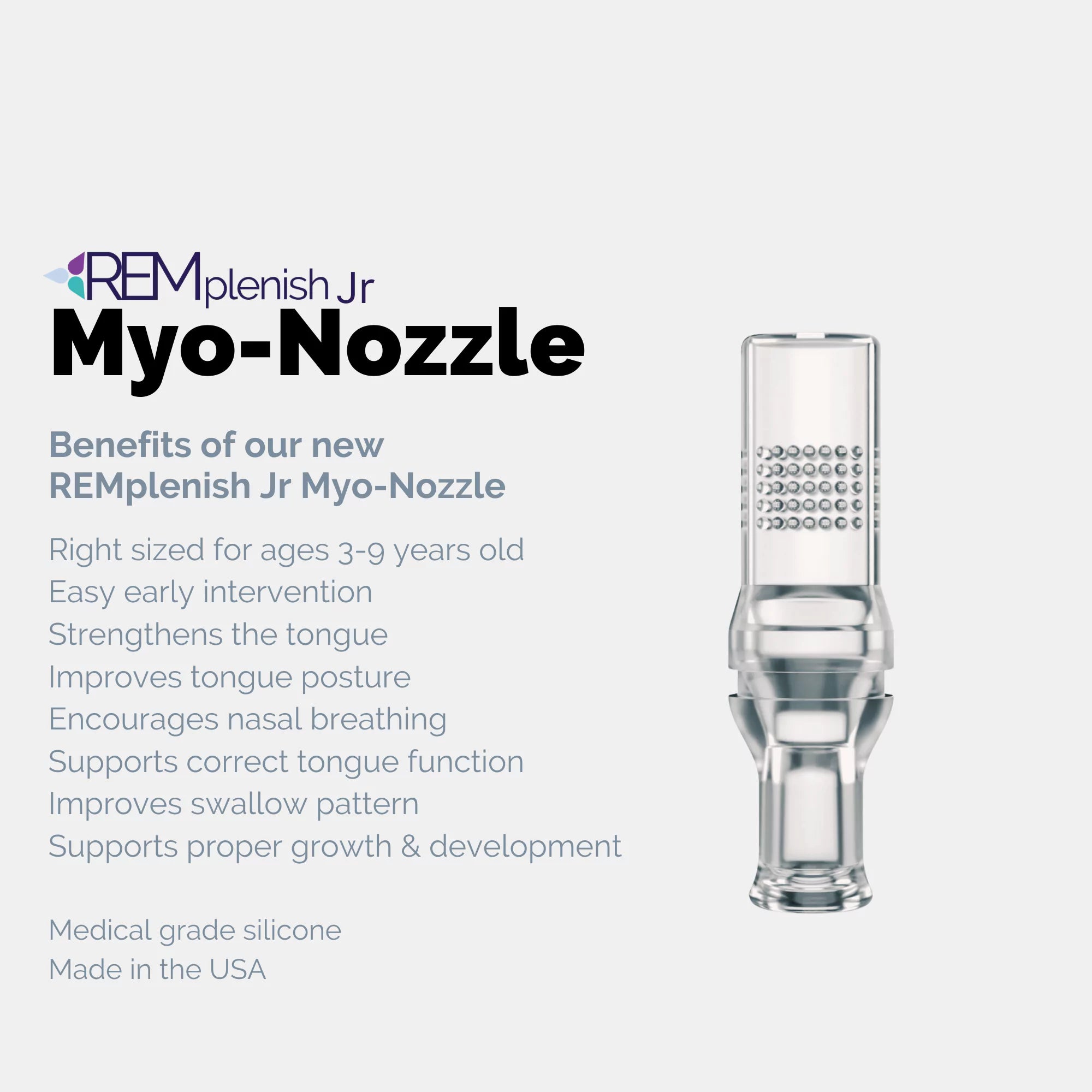 REMastered Sleep REMplenish Jr™ Myo-Nozzle Plastic Bottle Kit