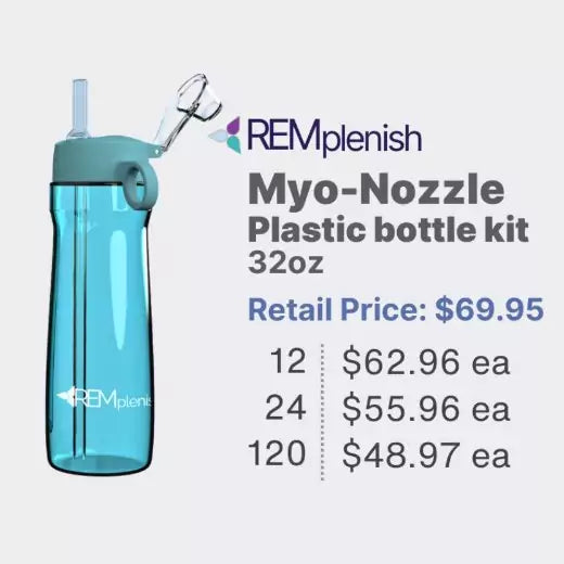 Remplenish™ Myo-Nozzle Steel Bottle Kit - Optimal Sleep Airway Health