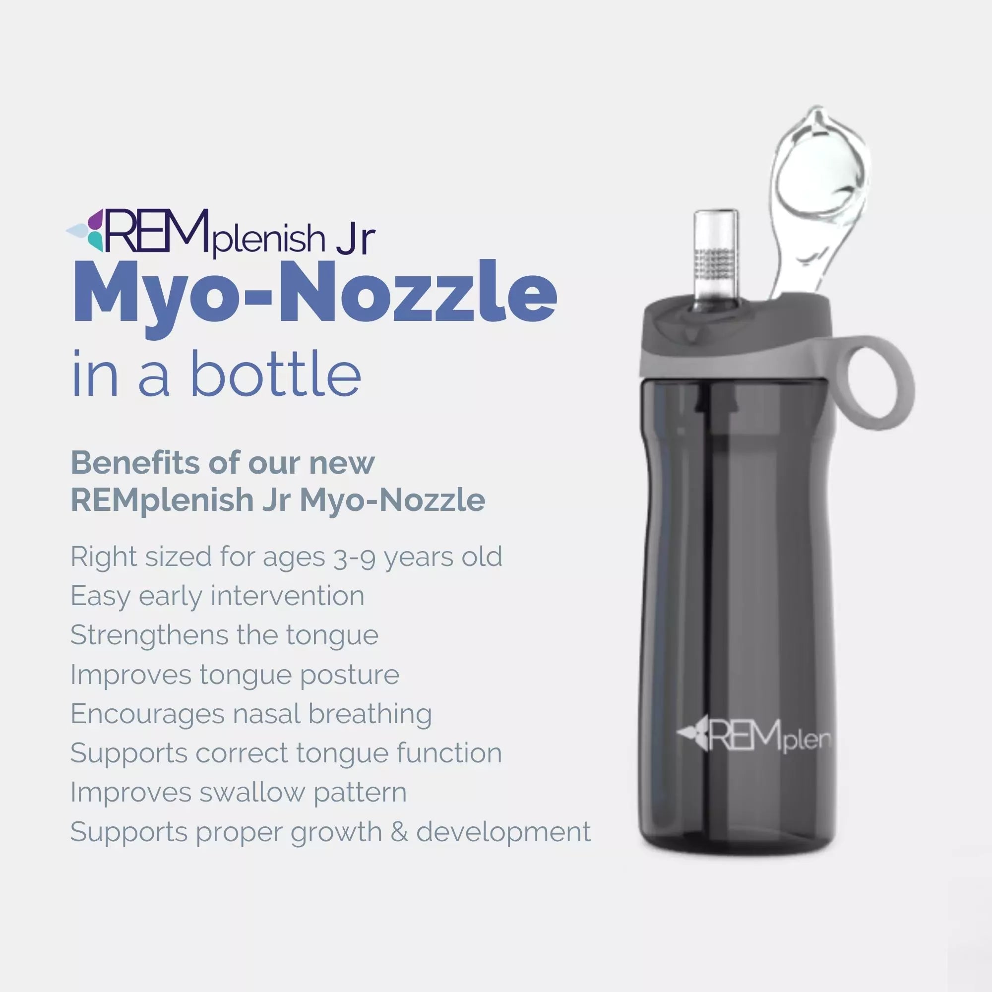 REMplenish Jr™ Myo-Nozzle Plastic Bottle Kit - Child